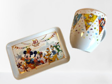 Tokyo Disneyland Cup Plate Grand Finale Souvenir 40thAnniversary Limited Edition picture