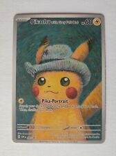 60hp Pokemon Pikachu Van Gogh Card. picture