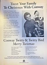 1984 Vintage Magazine Advertisement Connway  Twitty & Twitty Bird picture
