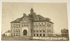 SUMNER IOWA HIGH SCHOOL RPPC REAL PHOTO POSTCARD 1908 picture
