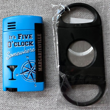 Riptide 5 O'clock Somewhere Torch Lighter  (EMPTY) & Double Blade 54 Ring Cutter picture