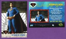 2006 Topps Superman Returns Movie Cards Sample Promo Card #P1 Brandon Routh picture