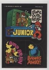 1982 Topps Donkey Kong Lemme Outa Here Bird Brain Bombs Away 2f4 picture