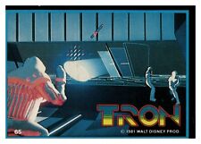 1981 Disney Tron The Movie Single Trading Card #65 Puzzle Back The Ride Opening picture