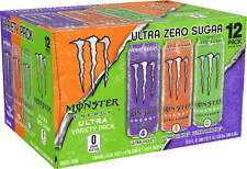 (12 Cans) Monster Ultra VP, Ultra Sunrise, Ultra Violet, Ultra Paradise picture