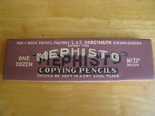 Vintage K-I-NOOR L.C Hartmuth MEPHISTO 73b Copying Pencils 12 Count Box UNUSED picture