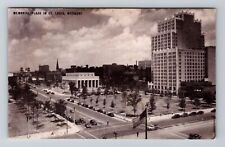 St Louis MO-Missouri, Memorial Plaza Vintage Souvenir Postcard picture