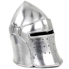 Bascinet Barbuta Steel Helmet | Medieval Collectible Knight LARP Helmet picture