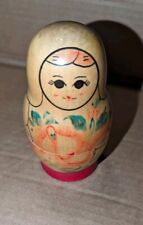 Hand-Painted Wooden Russian Style Nesting Doll Set picture