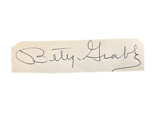 Betty Grable Signed Autograph Signature 3.5x.75