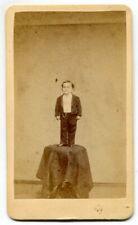 CDV Portrait of Admiral Dot, circa 1870s Famous Little Person picture