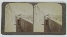 Lisbon Portugal - Walk Along the old Aqueduct Vintage 1902 Stereoview Photo Card picture