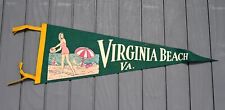 Virginia Beach, Virginia - VA Vintage Felt Pennant picture