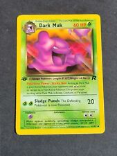 Pokemon 1ST EDITION DARK MUK 41/82 - TEAM ROCKET SET NON HOLO - NEAR MINT picture