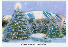 Xmas card  Christmas at  Katahdin   hand-made by Jean McLean picture