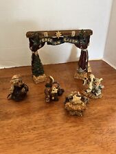 Boyds Bears Nativity / 4/Vintage Figurines/ Incomplete picture