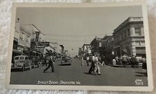 1950 Photo Postcard Hotel & Drug Store Street View in Bremerton, Washington RPPC picture