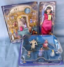 New Lot of 3 Disney WISH Toys Figurines & Doll Dahlia 14 Figurines Sets All 3 picture