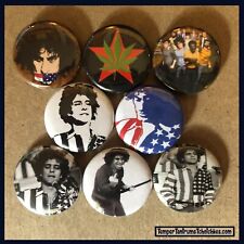 Abbie Hoffman -1” Buttons- 8 Pack Yippies picture