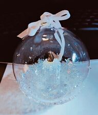 Swarovski Christmas 2023 Annual Edition Ball Ornament - White (5658439) picture