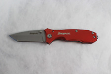 Snap-On Pocket Folding Knife - 871048 - Tanto Blade Plain Edge - (RED) picture
