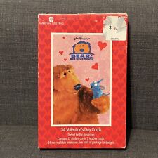Vtg 90's Jim Henson Bear in the Big Blue House American Greetings Valentines picture
