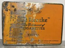 De Reszke The Aristocrat of Cigarettes Vintage EMPTY Collectable Tin Container picture