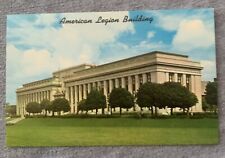 AMERICAN LEGION BUILDING Indianapolis Indiana Vintage Postcard. Lusterchrome picture