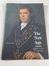 Vintage The New Age Magazine January 1975 Masonic Freemason John Marshall Cover picture