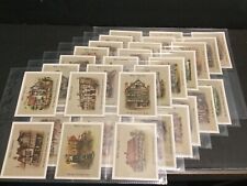 1936 Wills Old Inns 1st Series Set of 40 Cards in Plastic Sheets Sku825S picture