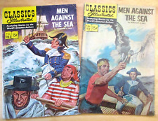 1953 CLASSICS ILLUSTRATED COMICS Men Against the Sea #103  VG + F picture