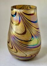 glass vase ,Iridescent Vase. Art Nouveau picture