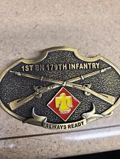 1st BN 179th Infantry Belt Buckle picture