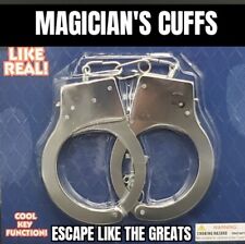 Magic Trick Handcuffs Magicians Escape Novelty Toy T2 picture