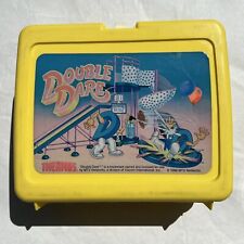 Nickelodeon Double Dare Lunchbox  - 1988 Thermos Yellow Plastic - Vintage MTV picture