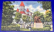 Vintage Postcard Auditorium And Park At OCEAN GROVE NEW JERSEY Postmarked 1947 picture