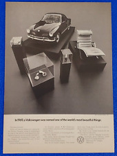 1969 VOLKSWAGEN KARMANN GHIA ORIGINAL VINTAGE PRINT AD  CLASSIC VW picture