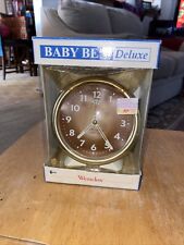 Vintage Westclox Baby Ben Deluxe Small Alarm Desk Clock USA Glow In Dark Windup picture