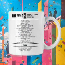 The Who London March 11, 1981 Replica Setlist Mug picture