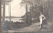 c1915 Antique Postcard Homme et Femme Russian Caption - Unposted picture