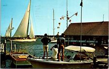 Postcard 1968 Regatta Day Edgartown Yacht Club Massachusetts D29 picture