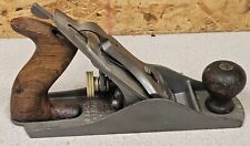 Vintage Stanley Bailey no. 4 C Hand Plane, Old Carpenter Woodworking Tool picture