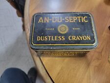 Vintage Dustless Crayon  Crayola Tin With Lid picture