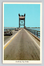 Postcard Sandusky Bay Bridge Clinton Ohio, Vintage Chrome M19 picture