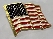 * LOT OF 10 American flag lapel pin MADE IN USA Patriotic Memorial Day Or July 4 picture