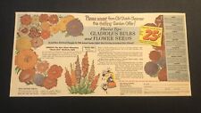 1950’s Old Dutch Flower Seeds Comic Newspaper Ad picture