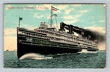 Cleveland OH-Ohio, Steamer City Of Cleveland, c1911 Vintage Souvenir Postcard picture