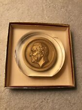 President Lyndon Baines Johnson inauguration  1/20/1965 Bronze  Medal in acrylic picture