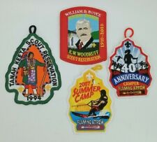 4 Scout Reservation Patches Tanah Keeta, Flaming Arrow, RW Woodruff Unused picture