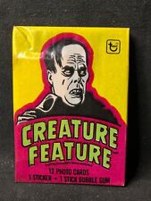 VINTAGE 1980 TOPPS CREATURE FEATURE SEALED WAX PACK picture